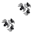 thumbnail image 4 of Matsuzay 50/100 Uds. Araña negra de plástico decoración de Halloween suministros para festivales divertidos juguetes de broma decoración negro 100 piezas 2piezas, 4 of 6