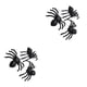 thumbnail image 4 of Matsuzay 50/100 Uds juguete de araña de Halloween plástico luminoso negro Mini araña falsa accesorios engañosos fiesta en casa vacaciones suministros Type3 NO3 Matsuzay CBP373087, 4 of 5