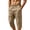 Yellow, variant on Big & Tall Men's Cargo Capri Pants Lightweight Quick Dry 3/4 Below Knee Loose Fit Elastic Waist Drawstring Zipper Pockets for Hiking Travel, Khaki, XL