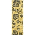thumbnail image 3 of SAFAVIEH Soho Crystal Floral Wool Area Rug, Gold/Black, 3'6" x 5'6", 3 of 6