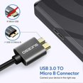 thumbnail image 2 of Hard Drive Cable 0.5m Usb 3.0 A To Micro B 5gbps Compatible With Portable External Hard Drive, My Passport,wd Elements,seagate Expansion, Toshiba, Lac, 2 of 4