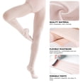 thumbnail image 4 of Velvet Ballet Tights for Women and Girls Convertible Dance Tights Opaque Solid Color Leggings Stockings with, 4 of 9