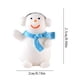 thumbnail image 3 of Fiudx Figuras de Muñeco de Nieve Navideño, Mini Adornos de Resina, Artesanía Pintada a Mano, Base Plana para Exhibir Fácilmente, Adornos Diy para Árboles de Navidad, Medias y Casas de Muñecas, Paquet, 3 of 3