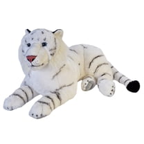 Wild Republic Jumbo White Tiger Plush, Giant Stuffed Animal, Plush Toy, Gifts for Kids, 30 Inches