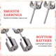 thumbnail image 2 of 7 pendientes de acero inoxidable con luz LED, brillantes y parpadeantes, para fiestas de baile, accesorios unisex., 2 of 6