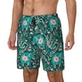 thumbnail image 2 of Daiia Lephants in the Jungle Mens Swim Trunks Swim Shorts Quick Dry Swim Shorts with Mesh Lining Pockets-3X-Large, 2 of 9