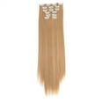 thumbnail image 2 of kayannuo Fashion Hair Long Clip In Hair Extensions Full Head Straight Wig, 2 of 4