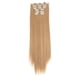 thumbnail image 1 of Extensiones de cabello largo con clip de moda, peluca completamente recta, 1 of 4