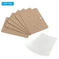thumbnail image 3 of Uxcell Earring Display Cards Paper Earring Holder Blank Tags Rectangle Cardboard, Yellow 200 Pack, 3 of 5