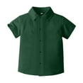 thumbnail image 4 of Boys Button Down Shirts Green Button Up Shirt Boys Graduation Shirts Uniform Shirts for Boys Boys Girls Fashion, 4 of 5