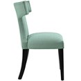 thumbnail image 2 of Modway EEI-2221-LAG Chaise de Salle à Manger en Tissu Courbé, Laguna, 2 of 4