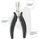 thumbnail image 3 of 1 mini alicates para abrir y quitar extensiones de cabello micro nano circulares, herramienta profesional de extensión de cabello negro, 3 of 5
