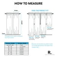 thumbnail image 6 of Regal Home Collections 5-Piece Window Curtain Set with Valance and Tiebacks, 6 of 6