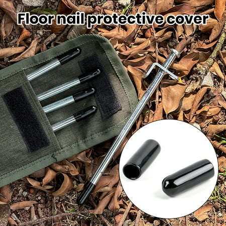

Yanerim 20Pcs End Caps Bolt Screw Thread Protector Wear-resistant Universal Simple Installation Ground Nail Safety Covers