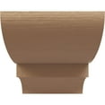 thumbnail image 2 of 5"W x 10"D x 5"H Wide Ridgewood Rough Cedar Woodgrain TimberThane Corbel, Primed Tan, 2 of 6