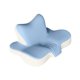 thumbnail image 5 of Almohada cervical en forma de cuña, almohada para dormir boca abajo, almohada de cuña suave y versátil para la cama, para dormir de lado Azul Beige, 5 of 9