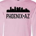 thumbnail image 4 of Inktastic Phoenix Arizona City Skyline Long Sleeve T-Shirt, 4 of 5