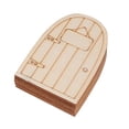 thumbnail image 5 of MLINS  10 Pcs Wood Ornament Decoration for Garden Cute Room Whimsical Fairy Doors, 5 of 8