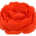 thumbnail image 4 of JWH 3D Handmade Soft Round Rose Flower Throw Pillow for Bed Sofa Home Bedding 14inch Orangered, 4 of 9
