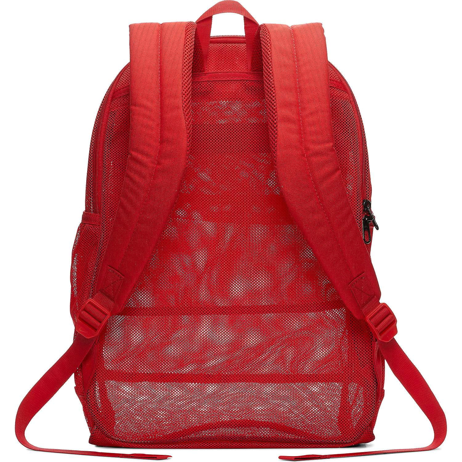 red mesh nike backpack