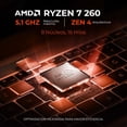 thumbnail image 3 of Laptop IA Gamer ASUS TUF Gaming A16 GeForce RTX 5060 8GB Ryzen 7 260 NPU 16GB DDR5 1TB SSD Pantalla 16" IPS FHD+ 165Hz Windows 11 Teclado Ingles, 3 of 6
