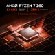 thumbnail image 3 of Laptop IA Gamer ASUS TUF Gaming A16 GeForce RTX 5060 8GB Ryzen 7 260 NPU 16GB DDR5 1TB SSD Pantalla 16" IPS FHD+ 165Hz Windows 11 Teclado Ingles, 3 of 6
