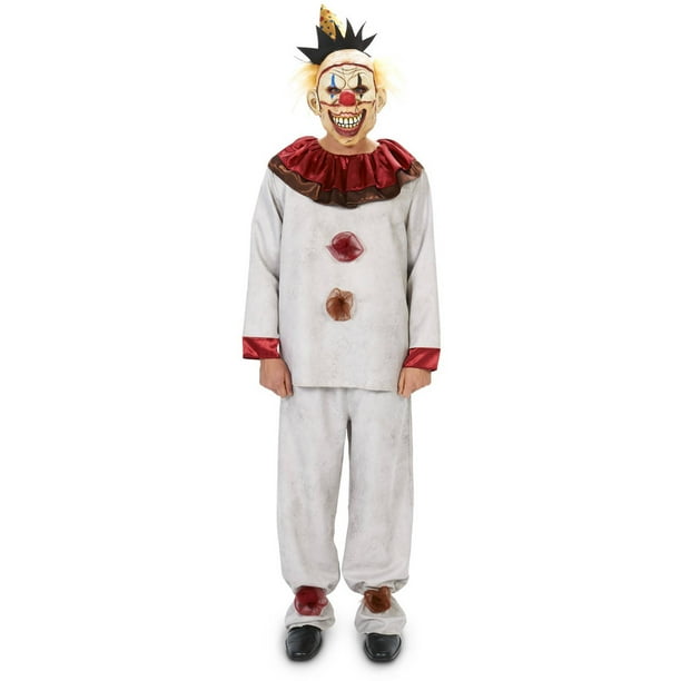 Carn-Evil Lively Clown and Mask Halloween Accessory Men's Adult ...