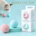 thumbnail image 2 of Training Self-moving Kitten Electric Cat Ball Toys Automatic Rolling Smart Cat Toys for Cats Toys for Indoor Interactive Playing ShopWise Round, 2 of 8