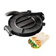 thumbnail image 1 of Prensa de Tortilla de Hierro Fundido M&aacute;quina para Tortillas y Quesadillas Antiadherente Resistente 19.5cm, Herramienta Prensa de Burrito Taco para Hacer Omelette Tacos Chapati Roti Pan en C, 1 of 6
