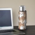 thumbnail image 5 of 20 Oz Corgi Crowd Coffee Tumbler Double Wall Insulated Stainless Steel Water Bottle | Metal Reusable Thermoses Flask with Cup Cap | Leak & Sweat Proof with Anti-Dust Lid, 5 of 7