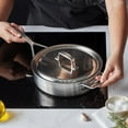 thumbnail image 3 of Demeyere Essential 5-ply 3-qt Stainless Steel Saute Pan with Lid, 3 of 9