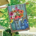 thumbnail image 3 of Briarwood Lane 28 in x 40 in Polyester Farm Fresh Flowers Spring Outdoor Flag, UV Resistant, 3 of 4