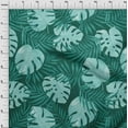 thumbnail image 4 of oneOone Cotton Silk Dark Teal Green Fabric Ocean Underwater Life Quilting Supplies Print Sewing Fabric By The Yard 42 Inch Wide, 4 of 4