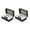 Black, variant on 2 Pcs Premium PU Watch Storage Solutions Dustproof Design Easy Assembly