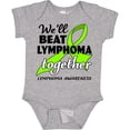 thumbnail image 3 of Inktastic We'll Beat Lymphoma Together Lymphoma Awareness Boys or Girls Baby Bodysuit, 3 of 5