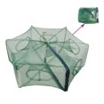 thumbnail image 2 of Fishing Bait Trap Foldable Fish Minnow Crayfish Shrimp Net Trap Cast Net Dip Cage Collapsible Easy Use Hexagon 6 Hole Fishing Accessories, 2 of 10