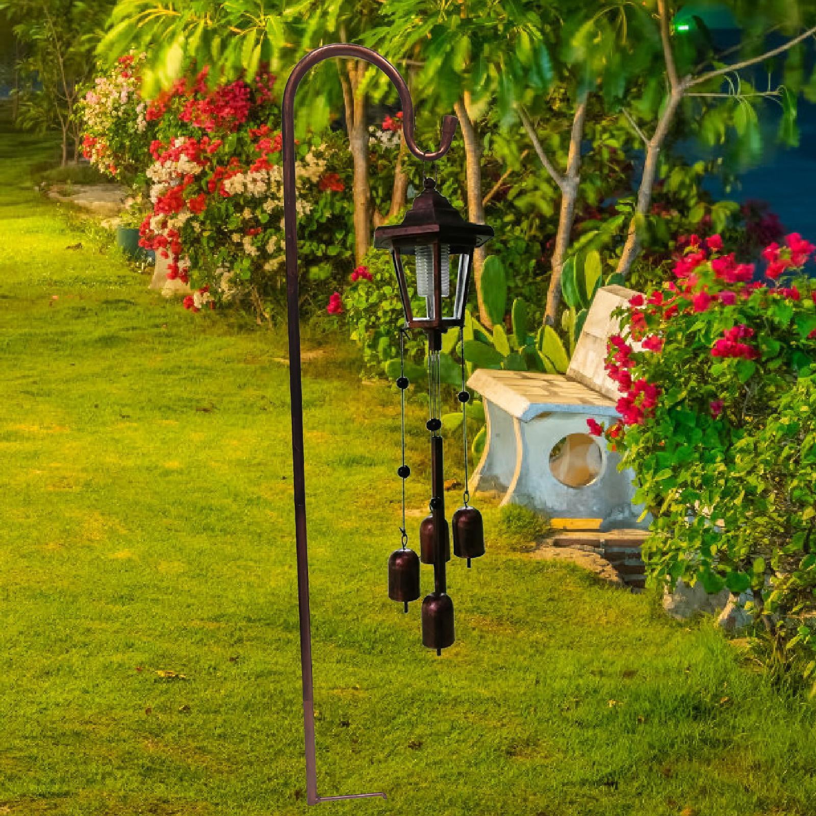 colaxi Solar Wind Chime Light Sturdy Gifts for Women Decorative for Yard Patio Home with Hook