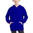 thumbnail image 1 of Chandail en Molleton Col Rond pour Bébé, Chandail en Molleton Col Rond Surdimensionné, Chandail à Capuche Col Rond Mode Enfants Manches Longues Chandail 4-14 Ans pour Filles et Garçons, 1 of 7