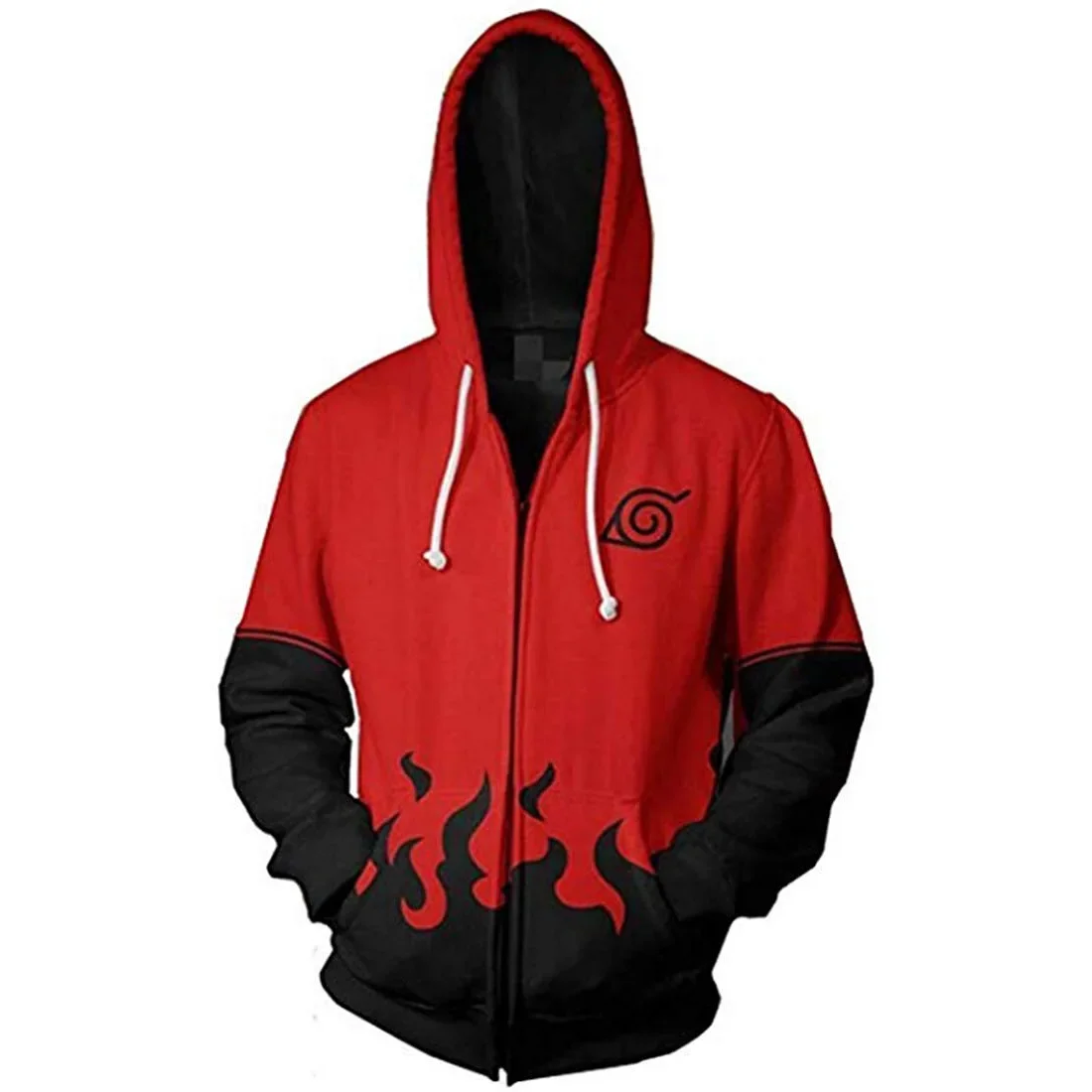 Naruto Series Japanese Anime Cosplay Surrounding Hokage Sweater 3d Sweater Pullover Hoodie Zipper Men and Women