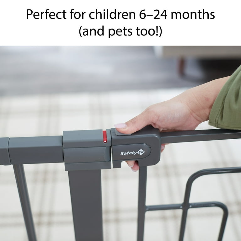 Safety first tall and wide gate top