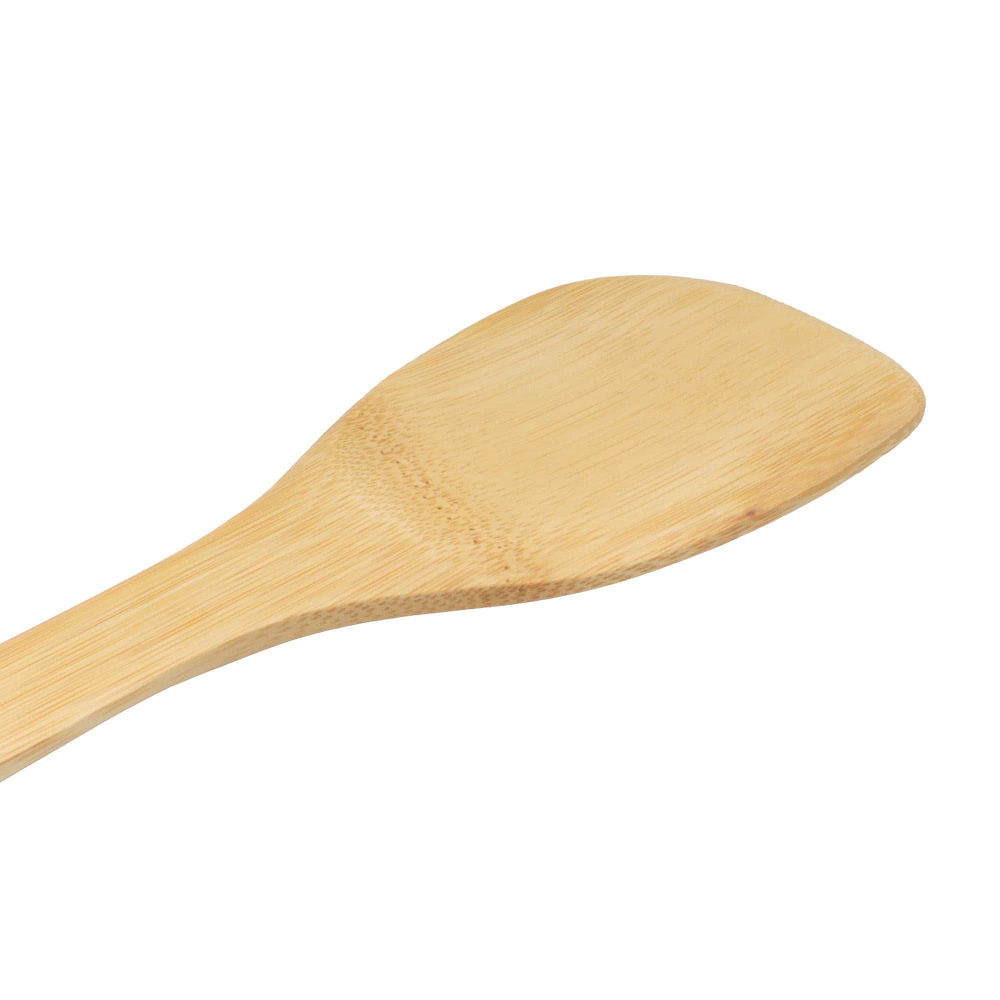 Curved Spatula/Paddle w/ Hole- Pack of 5 - Cooking and Serving Utensils -  Small Bamboo-ware