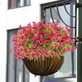 thumbnail image 2 of ZOELNIC 12 Bundles Artificial Fake Flowers Outdoors, Realistic UV Resistant Faux Plants with Silk Flowers for Outside Planters Window Box Front Porch Summer Decoration, 2 of 7