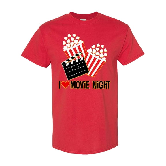 Inktastic I Love Movie Night T-Shirt