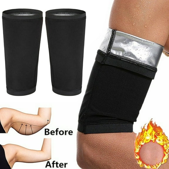 NIBOLOG Arm Slimming Sleeves Solid Color Breathable Polyester Fat Burning Arm Shapers for Fitness