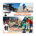thumbnail image 2 of Skateboard Wall Mount Display Rack with Hanger Hook,Acrylic Skateboard Rack Holder for Longboard Skateboard, 2 of 6