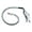 WHITE/BLACK, variant on Daniel Smart Leather Motorcycle Whip with Pool Ball Biker Get Back Whip 42”Long Motorcycle Handle Bar Accessories.