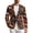 American Flag Camo, variant on Men's Zebra Print Suit Jacket Open Front Long Sleeves Sport Coat Lightweight Daily Business Blazer with 2 Side Pockets,XL