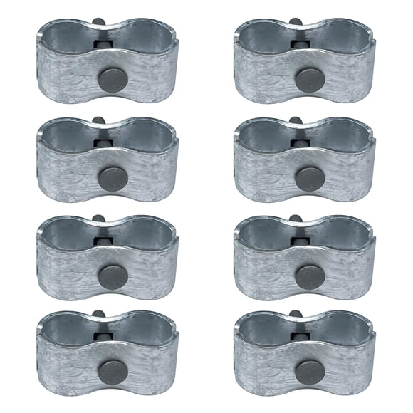 Abrazaderas HITTITE para panel de caseta para perros con marco de tubo redondo de 32 mm