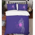 thumbnail image 1 of 3D Purple Basketball Player Dunk Quilt Cover Set Bedding Set Pillowcases 08, 1 of 2