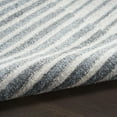 thumbnail image 6 of Nourison Astra Machine Washable Geometric Ivory Blue 2'2" x 10' Area Rug (2x10), 6 of 9